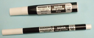 (image for) 132-2 Silver Deletion Pen Large